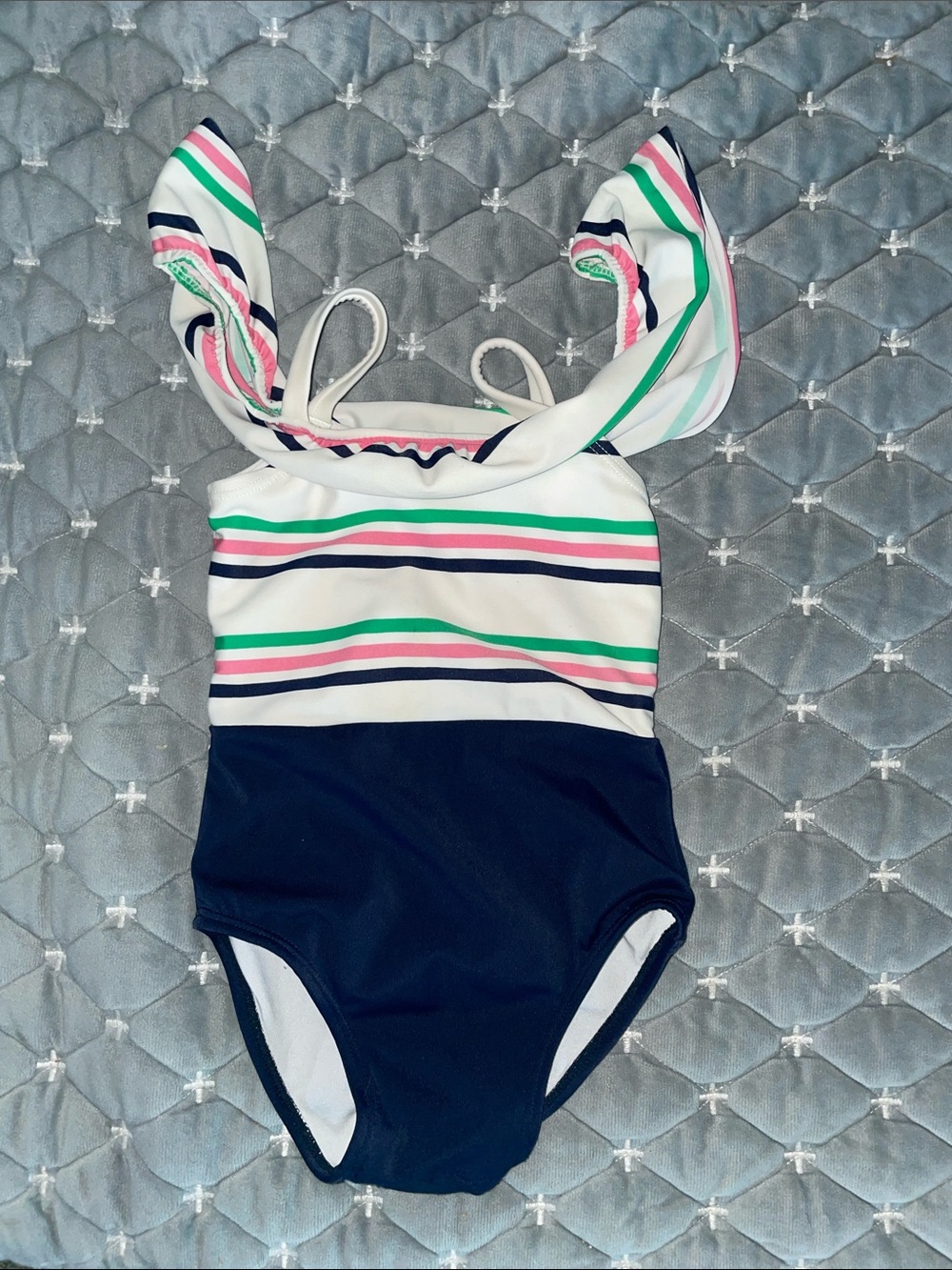 Janie and Jack size 12 to 18 months girls’ one- piece bathing suit